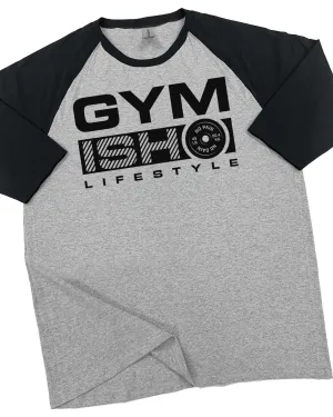 068. RAGLAN GYMISH Workout Gym T-Shirt for Men