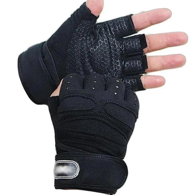 1 Pair Gym Fitness Gloves Anti-Skid Guantes Weight Lifting for Sport