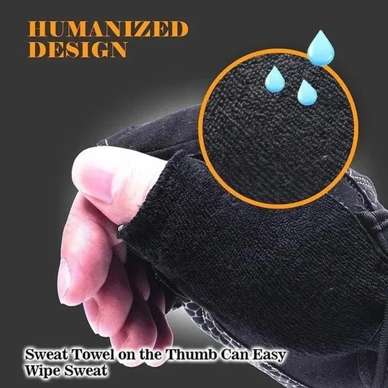 1 Pair Gym Fitness Gloves Anti-Skid Guantes Weight Lifting for Sport