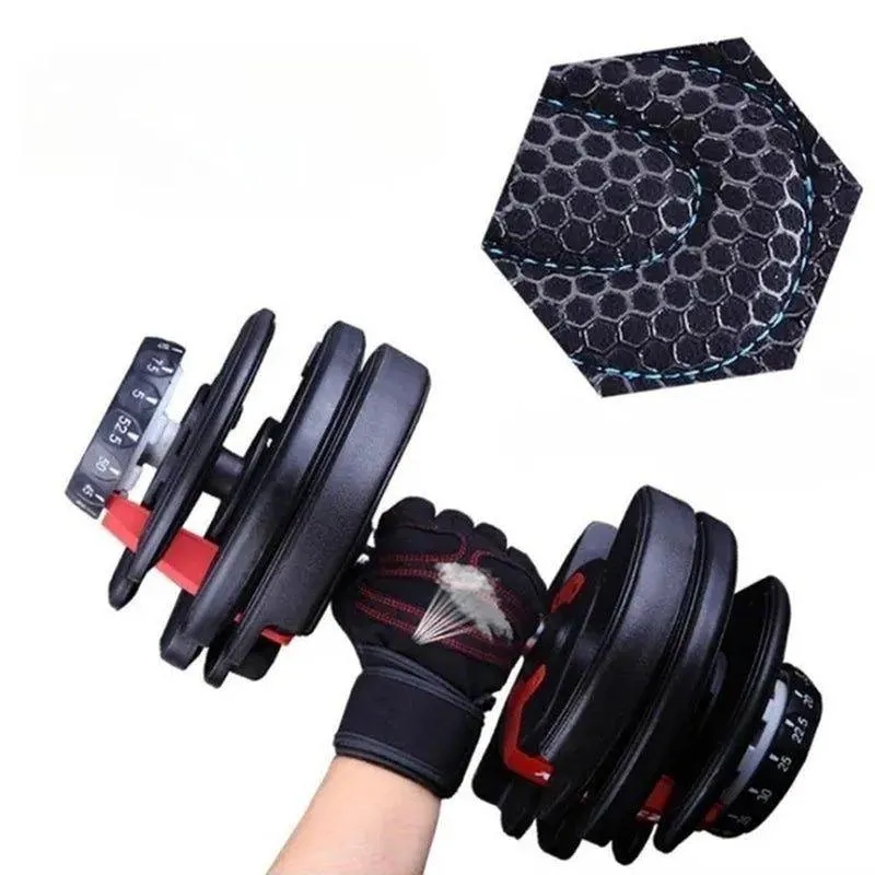 1 Pair Gym Fitness Gloves Anti-Skid Guantes Weight Lifting for Sport
