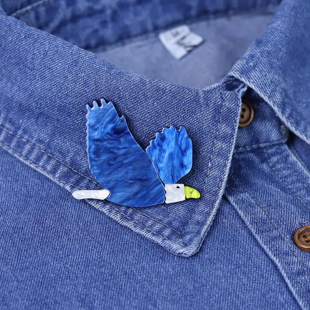 Acrylic Eagle Brooches For Women And Men