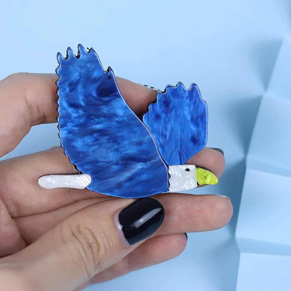 Acrylic Eagle Brooches For Women And Men