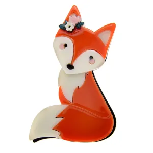 Acrylic Fox Brooches For Women