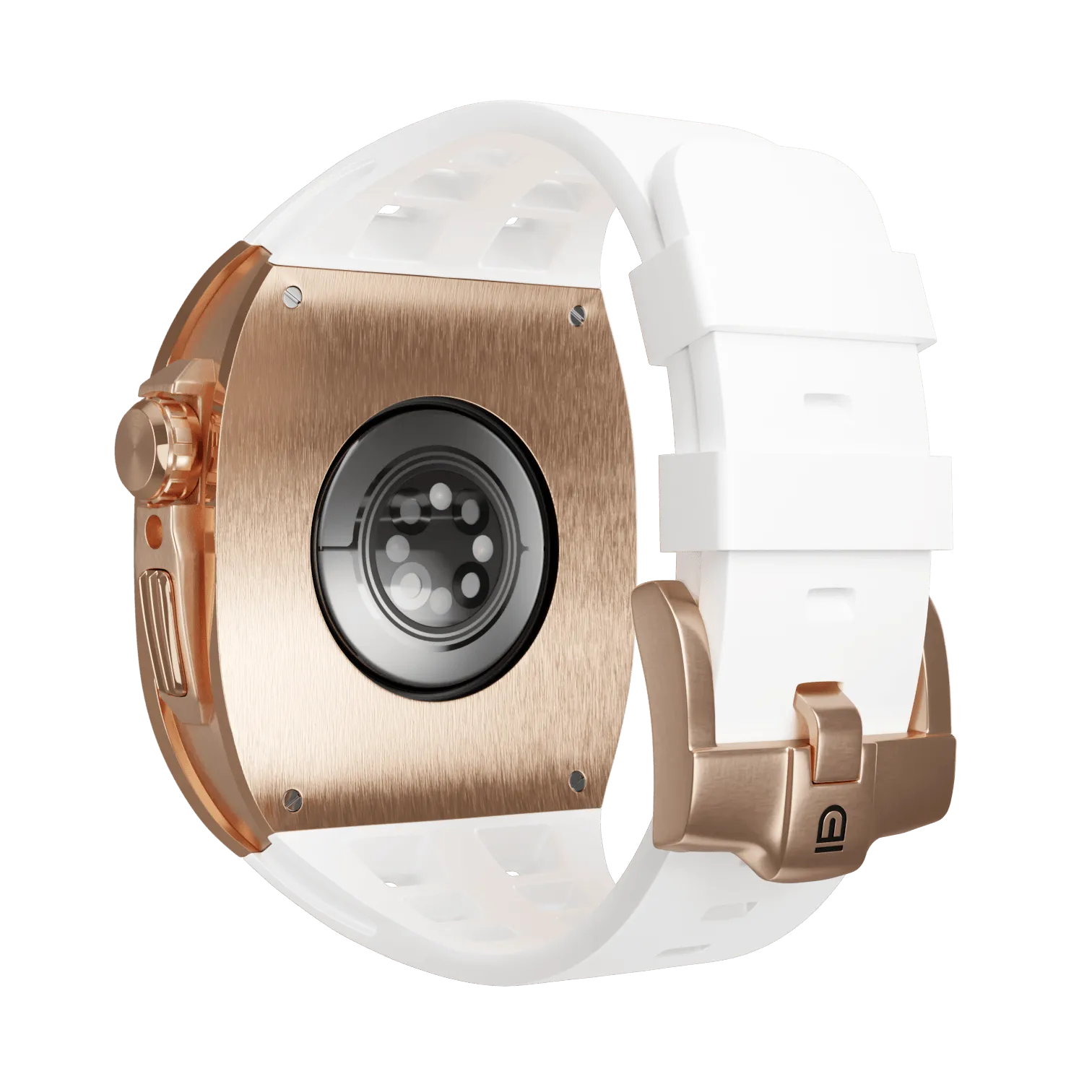 Apple Watch Case Rose Gold White MC - Rubber