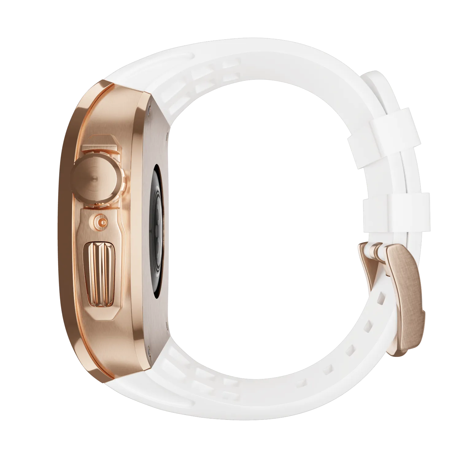 Apple Watch Case Rose Gold White MC - Rubber