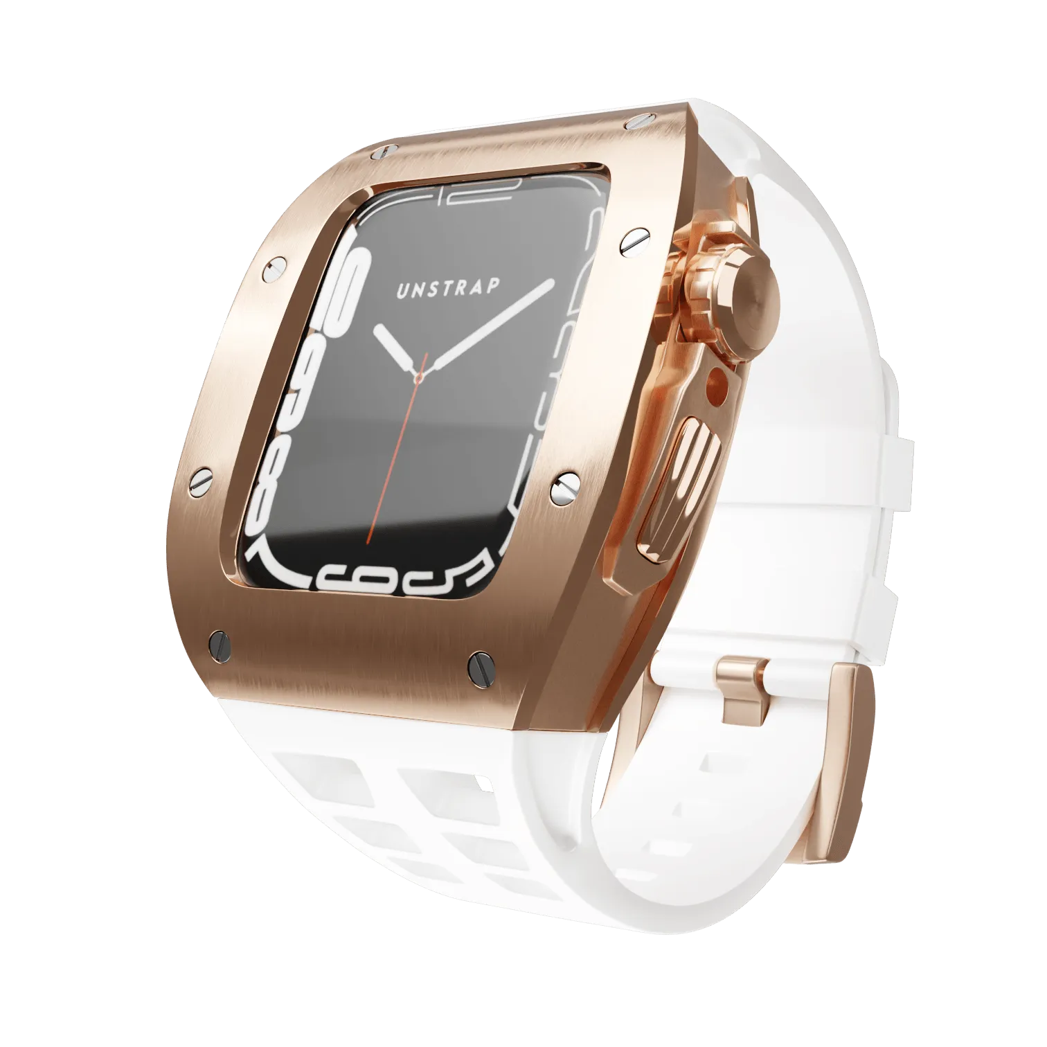 Apple Watch Case Rose Gold White MC - Rubber