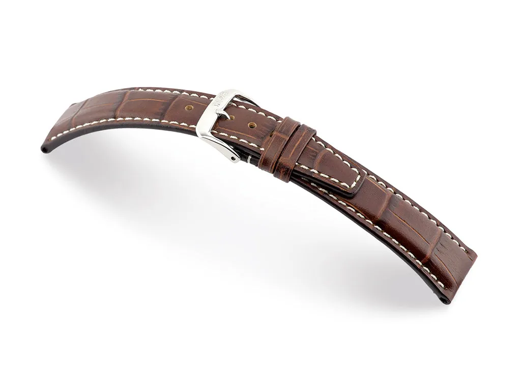 Boston - Mahogany - Alligator Grained
