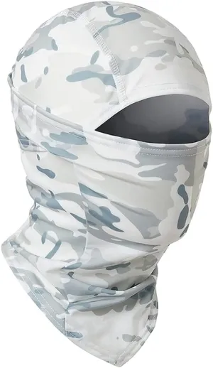 Camo Balaclava Face Shiesty Ski Mask,UV Protection Ice Silk Neck Gaiter Sun Hood for Men Women Motorcycle Cycling