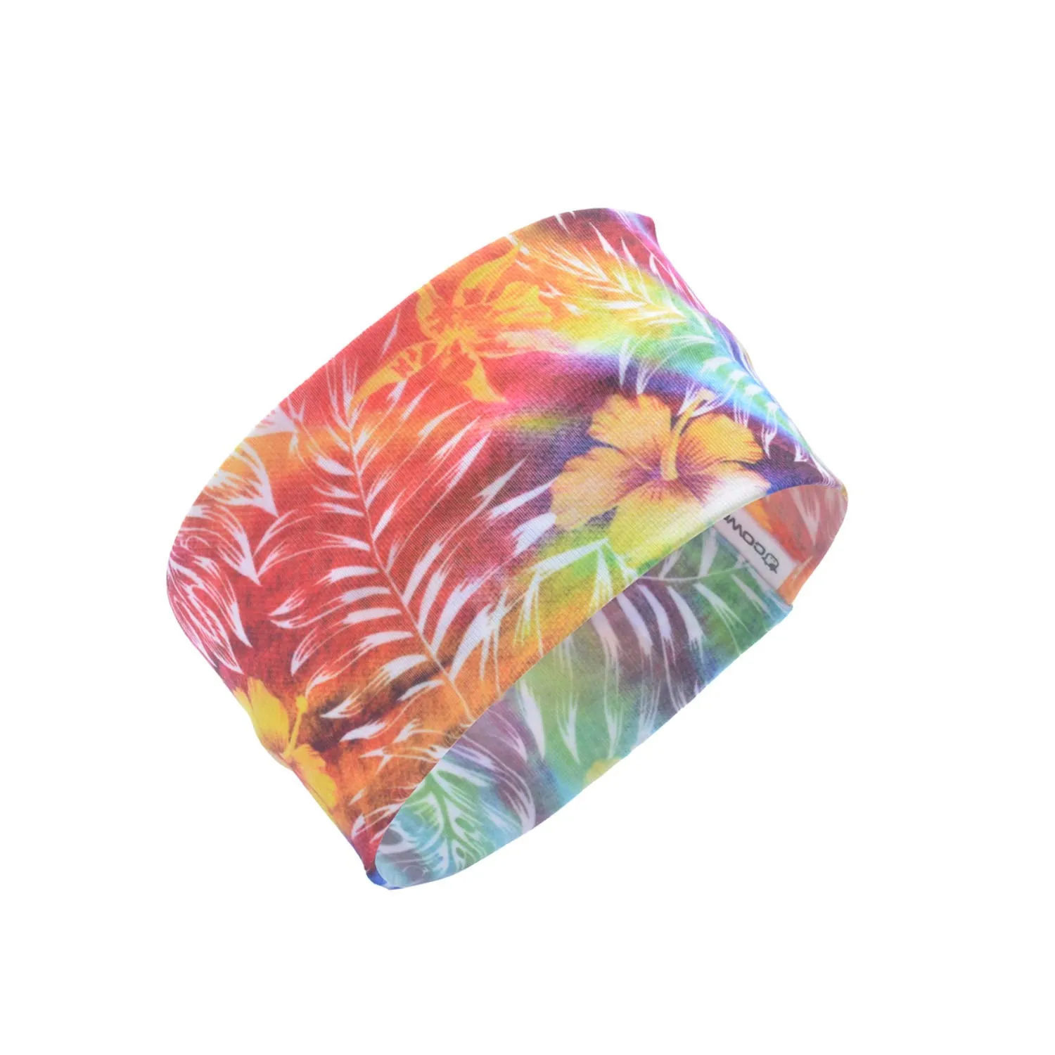 CowCow Womens Unique Tie Dye Patchwork Floral Pattern Lightweight Headscarf
