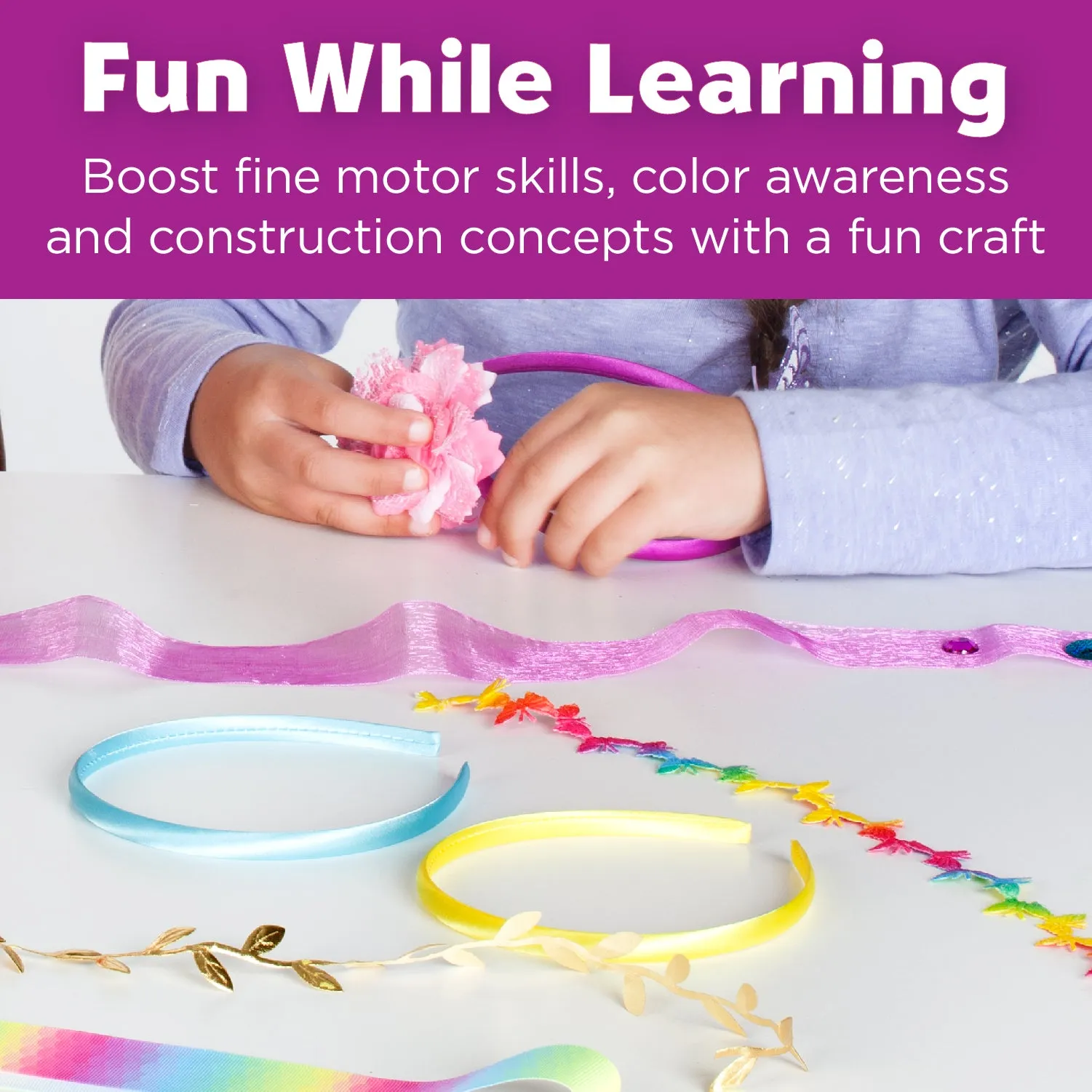 Creativity for Kids - Fashion Headbands Craft Kit - Create 10 Unique Headbands