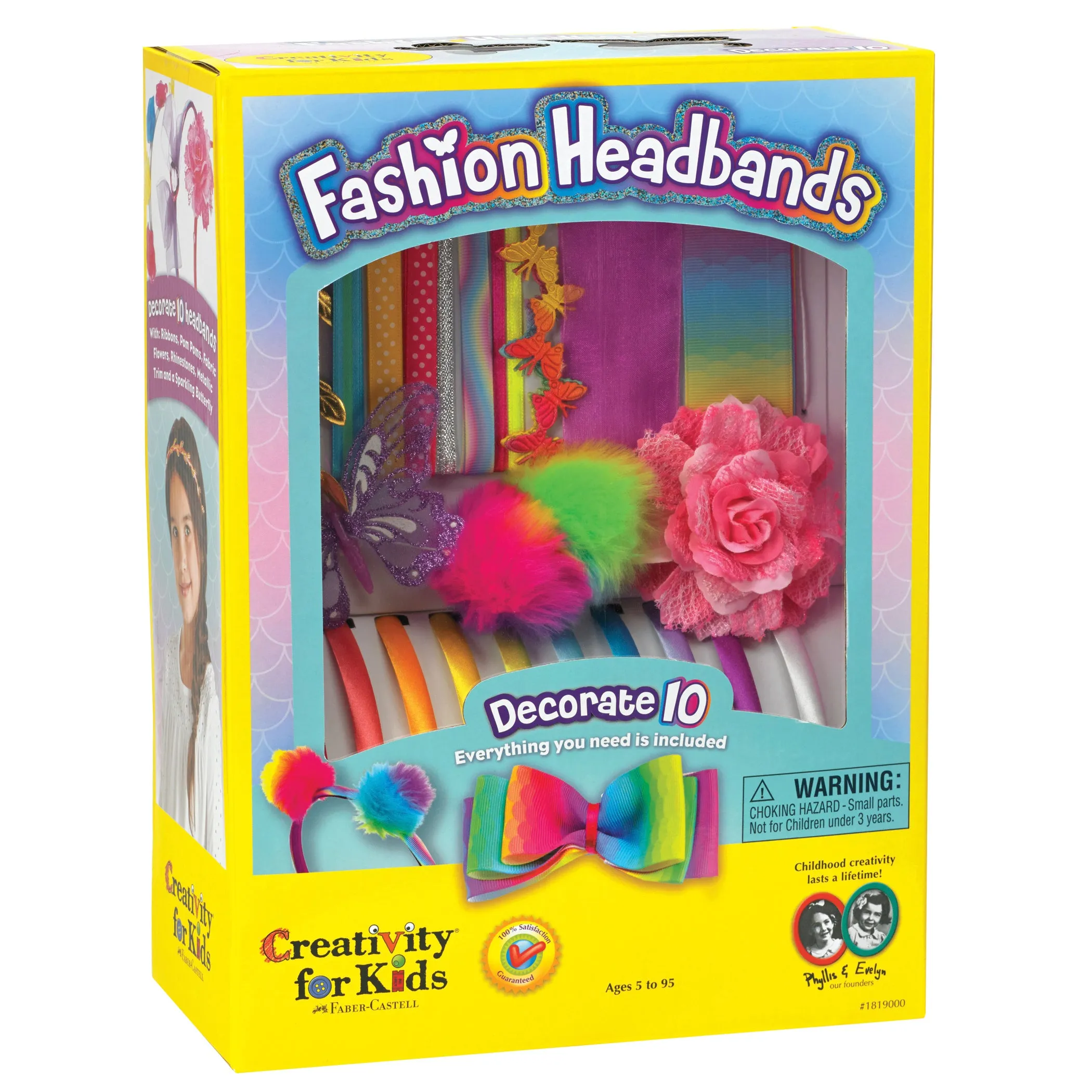 Creativity for Kids - Fashion Headbands Craft Kit - Create 10 Unique Headbands