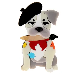Cute Acrylic Dog Brooches For Women