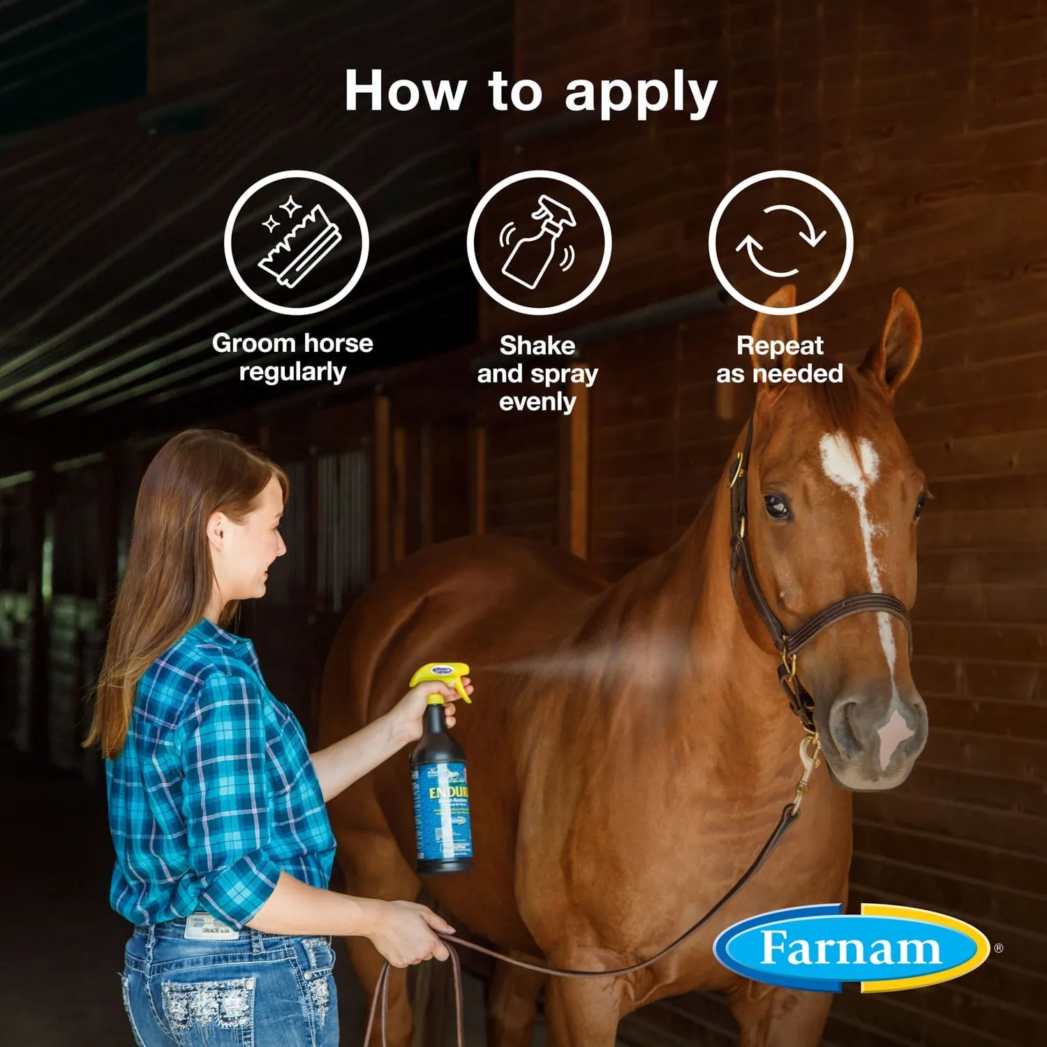 Endure Sweat-Resistant Fly Control