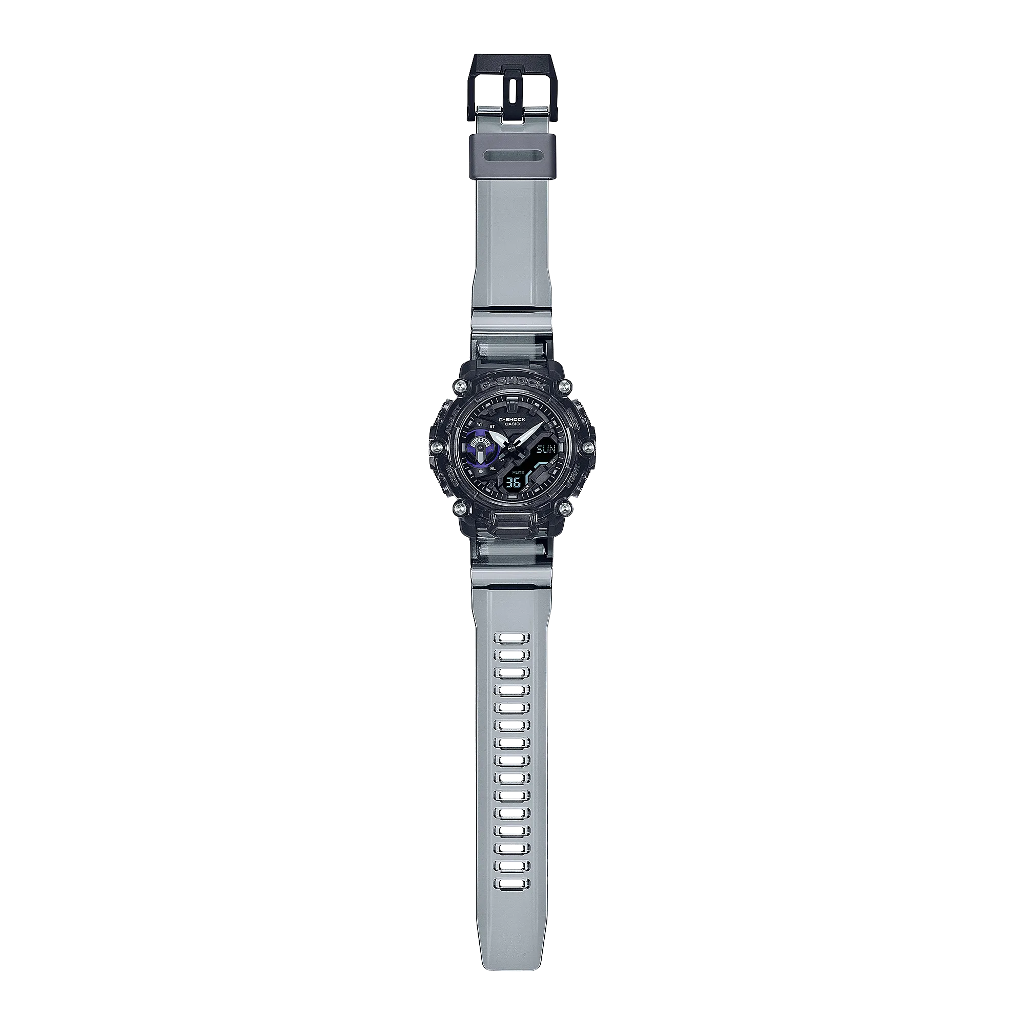 G-Shock DUO Carbon Sound Wave Transparent Mens Watch GA2200SKL-8A