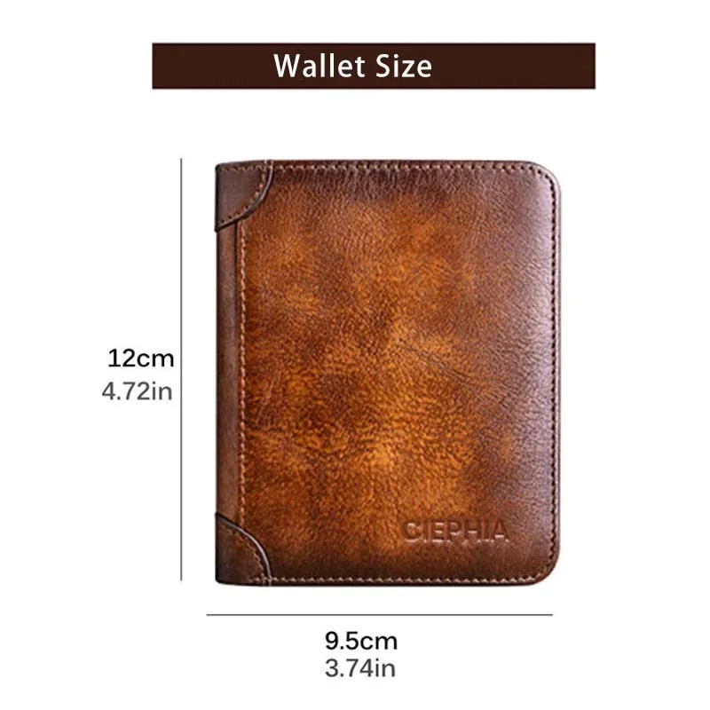 Genuine Leather Rfid Protection Wallets