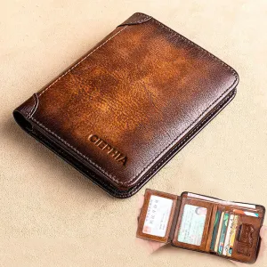Genuine Leather Rfid Protection Wallets