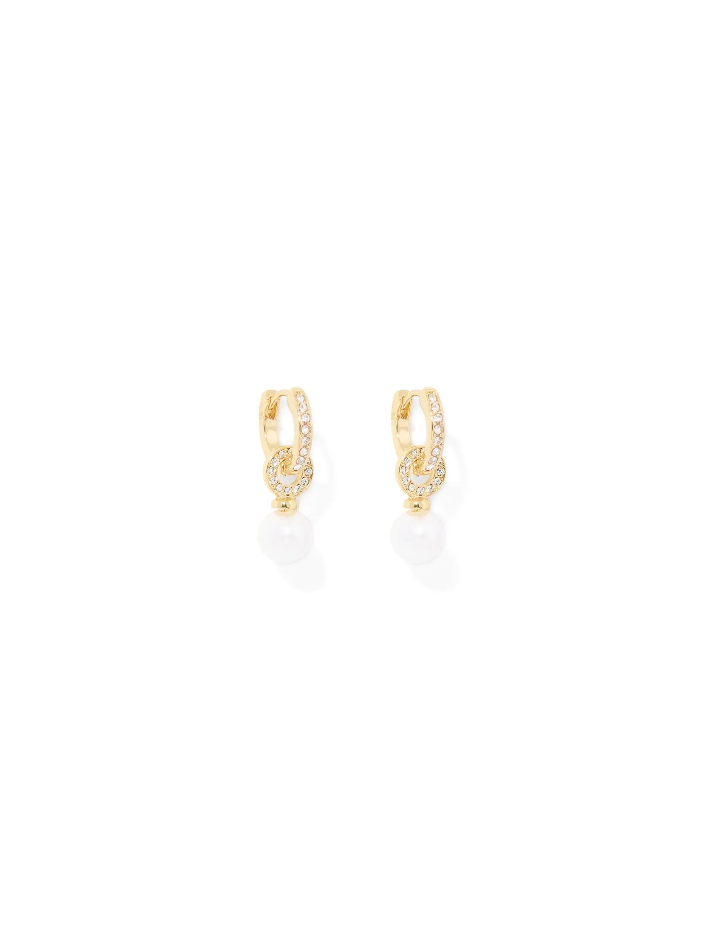 Grace Pearl Crystal Drop Earrings