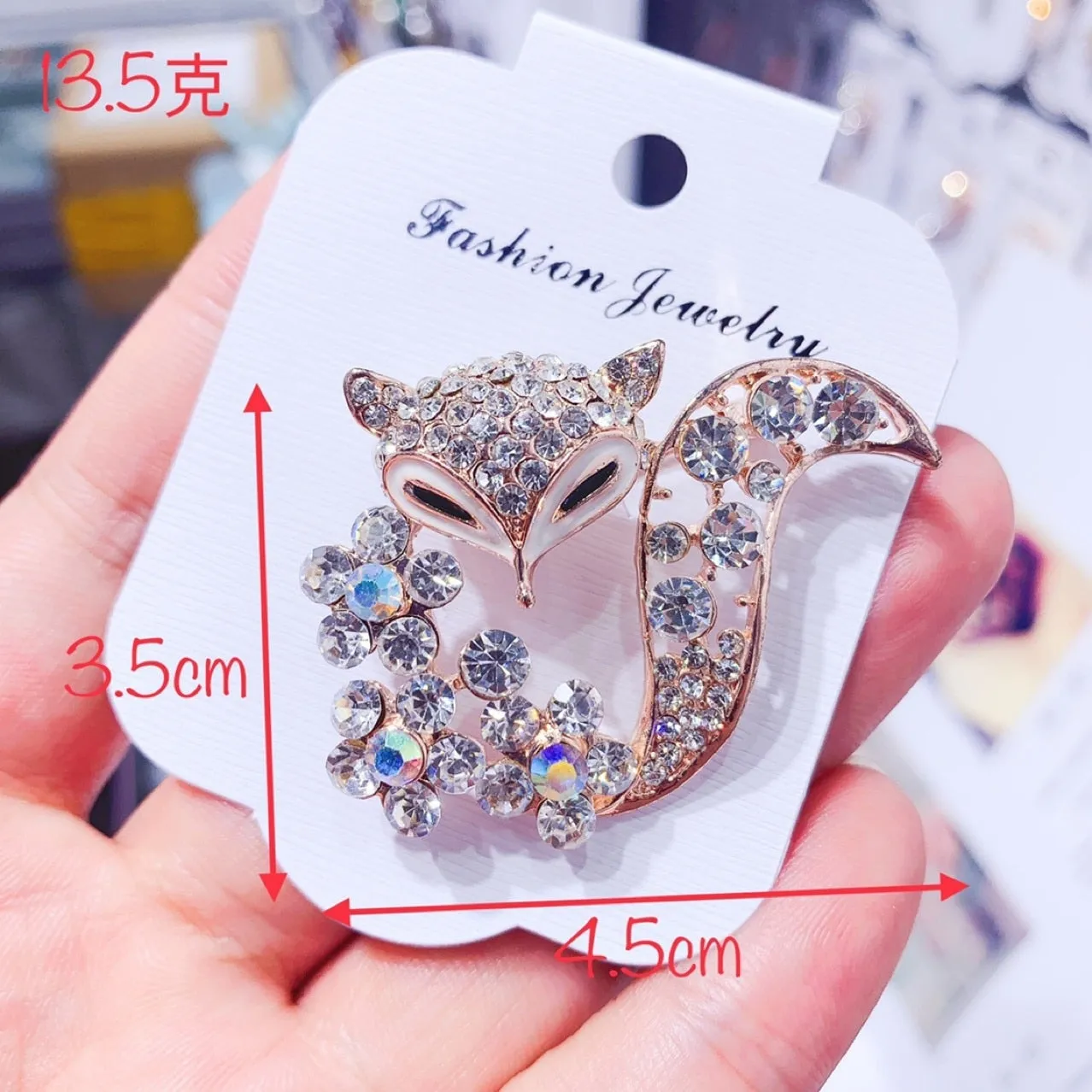 Korean Version Brooch Accessories Fashion Luxury Fox Designer Brooches