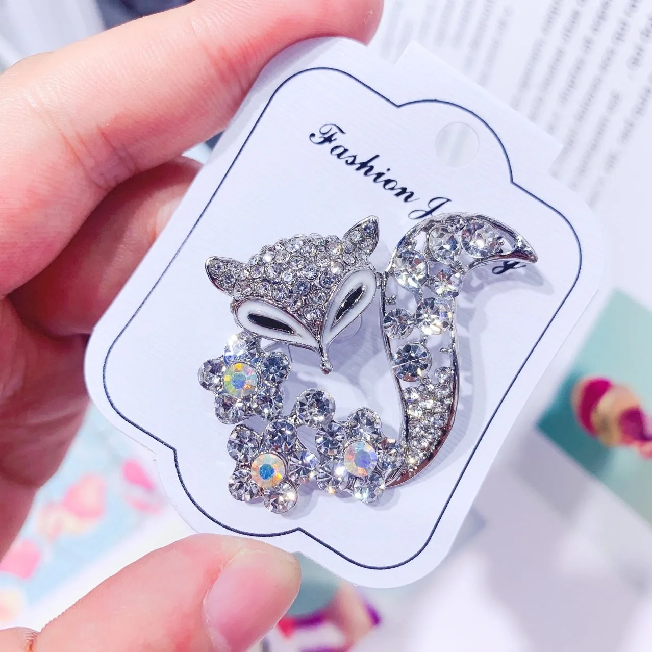 Korean Version Brooch Accessories Fashion Luxury Fox Designer Brooches