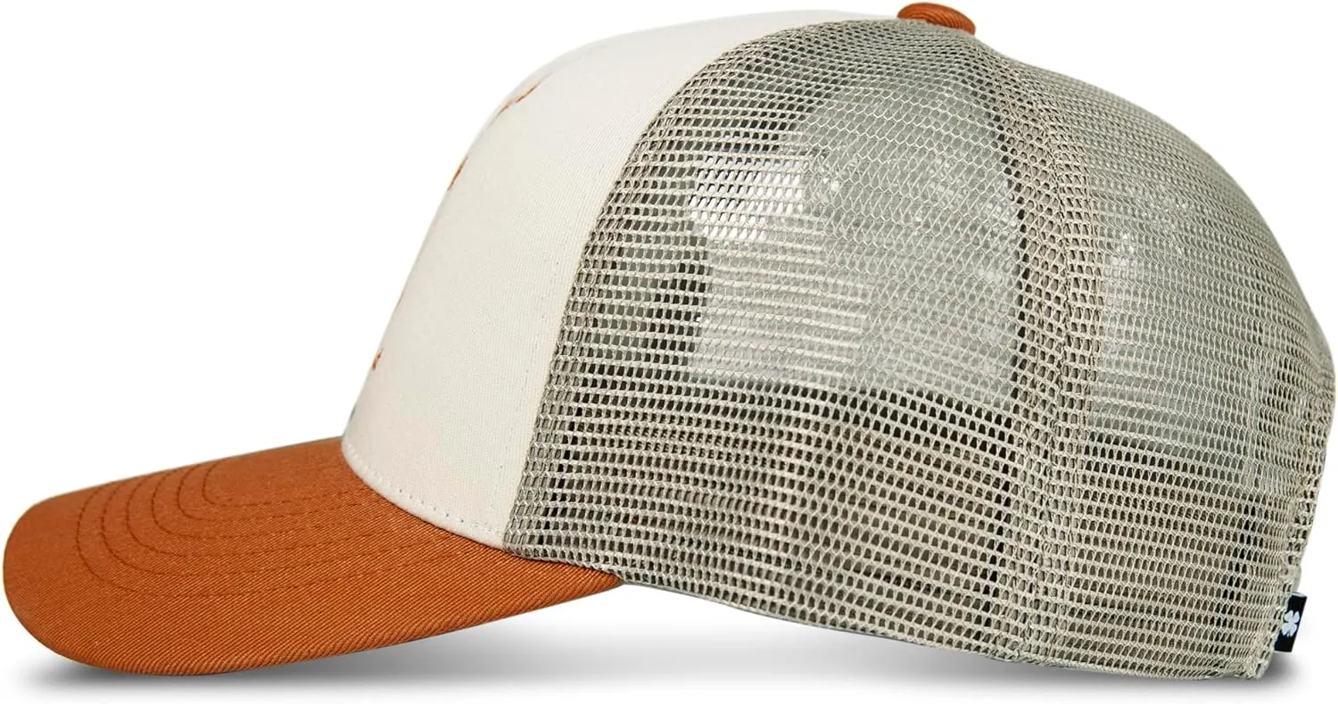 Lucky Brand Trucker Hat | Snapback | Adjustable | Mesh Back | Retro | Baseball Cap | Golf | Fishing | American Heritage