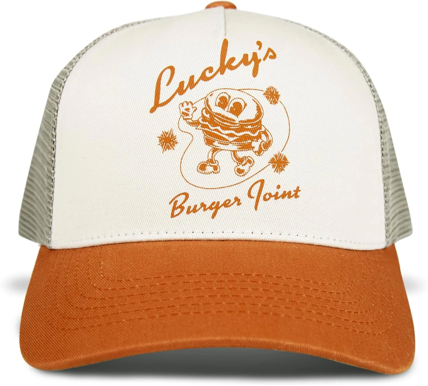 Lucky Brand Trucker Hat | Snapback | Adjustable | Mesh Back | Retro | Baseball Cap | Golf | Fishing | American Heritage