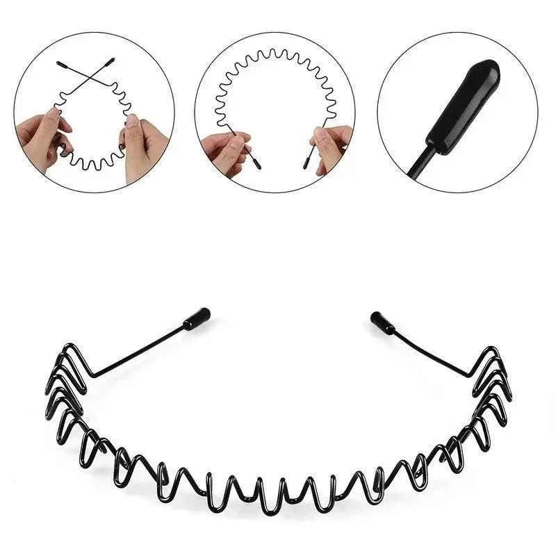 Metal Headbands, Durable Steel, Unisex, Comfortable Fit, Various Shapes, Perfect for Performances, Parties, and Everyday Wear