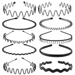 Metal Headbands, Durable Steel, Unisex, Comfortable Fit, Various Shapes, Perfect for Performances, Parties, and Everyday Wear