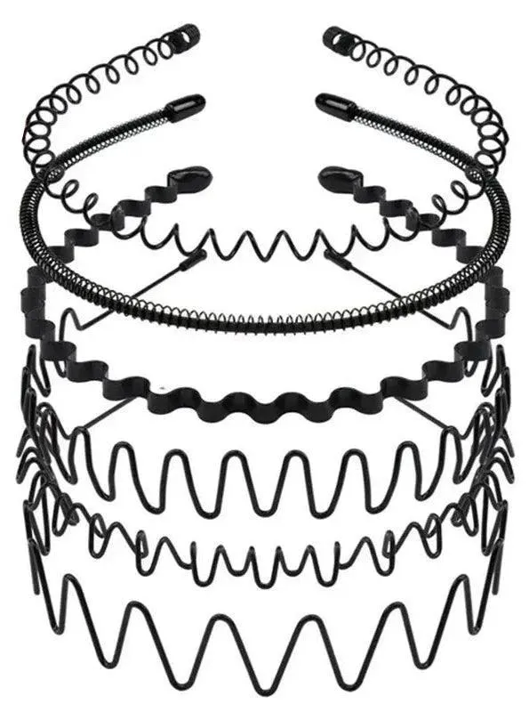 Metal Headbands, Durable Steel, Unisex, Comfortable Fit, Various Shapes, Perfect for Performances, Parties, and Everyday Wear