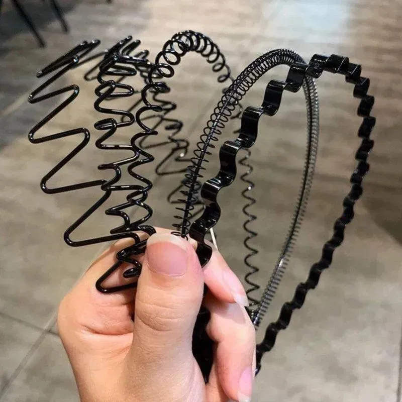 Metal Headbands, Durable Steel, Unisex, Comfortable Fit, Various Shapes, Perfect for Performances, Parties, and Everyday Wear