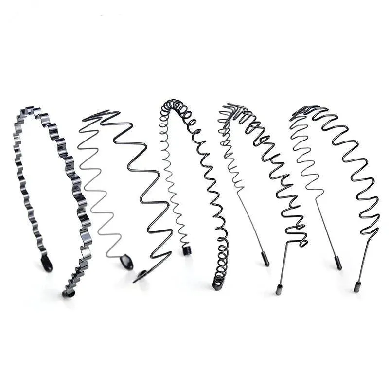 Metal Headbands, Durable Steel, Unisex, Comfortable Fit, Various Shapes, Perfect for Performances, Parties, and Everyday Wear