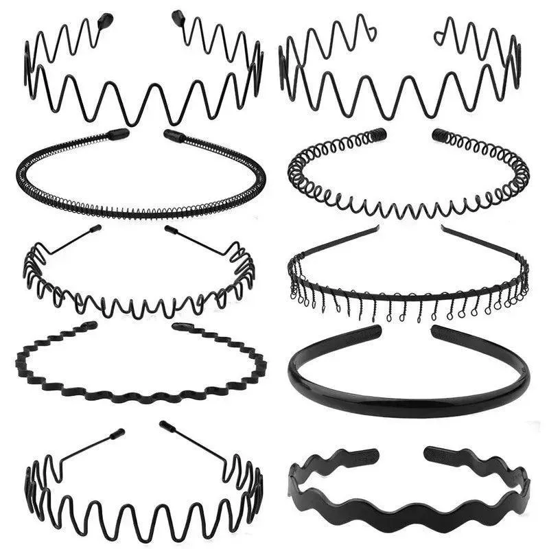 Metal Headbands, Durable Steel, Unisex, Comfortable Fit, Various Shapes, Perfect for Performances, Parties, and Everyday Wear