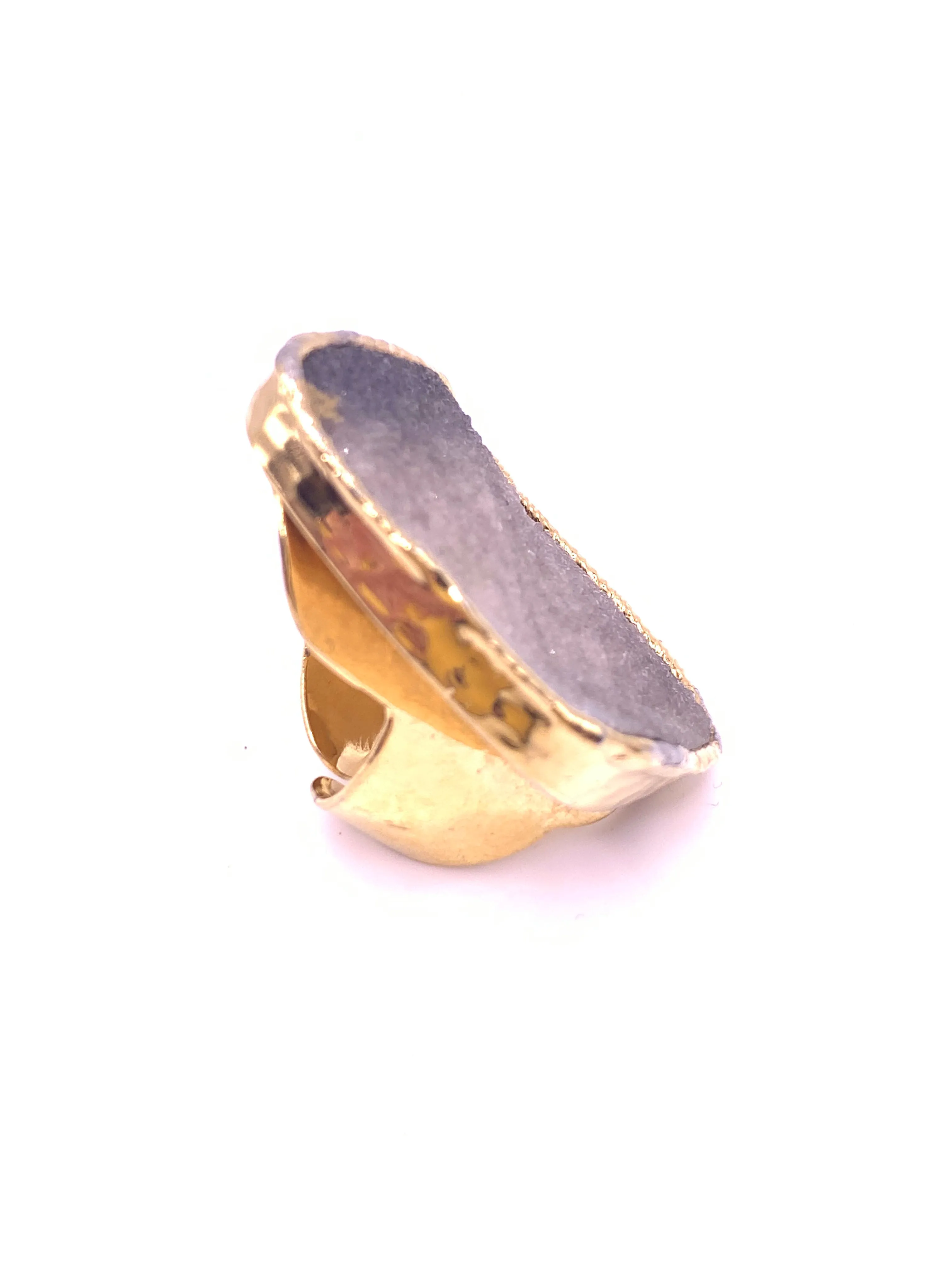 Natural Druzy Ring