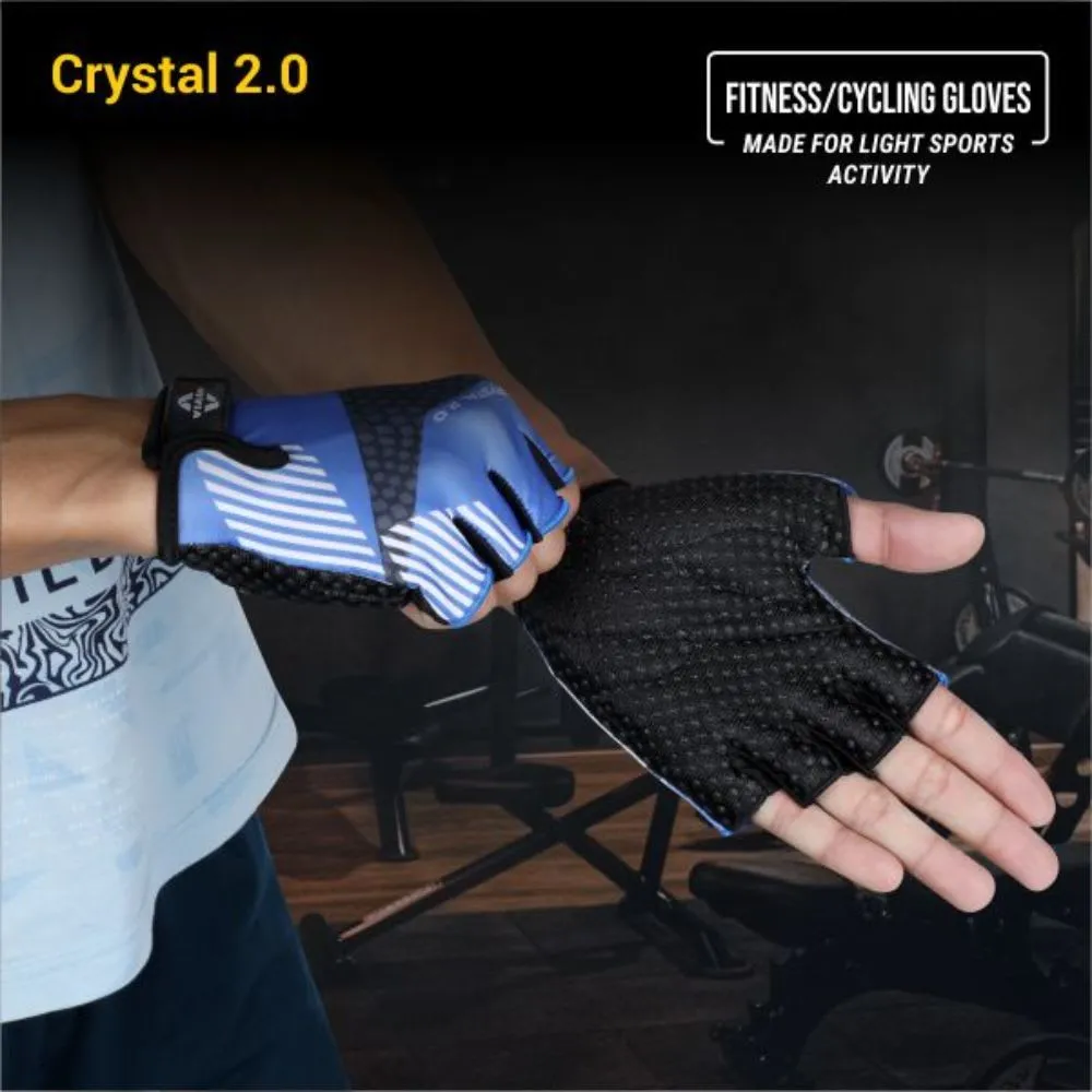 Nivia Crystal 2.0 Fitness Glove Medium - Purple