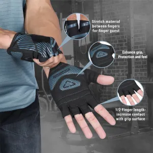 Nivia Taipen 2.0 Fitness Gloves Large-Blue