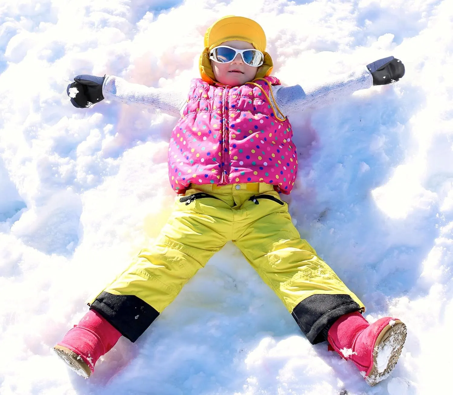 SimpliKids Children's Snow Gloves Sports Insulation Waterproof Winter Kids Ski Mittens