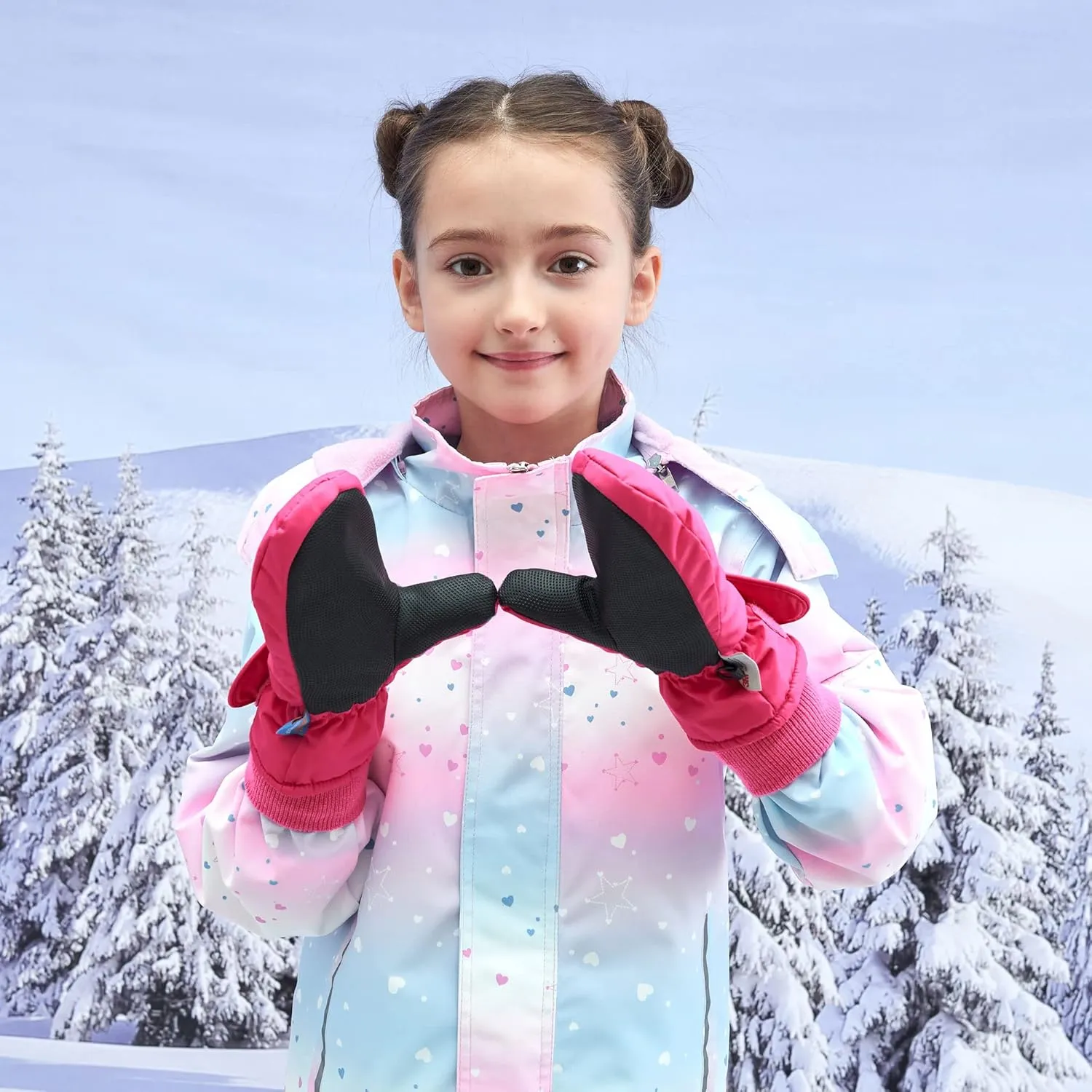 SimpliKids Children's Snow Gloves Sports Insulation Waterproof Winter Kids Ski Mittens