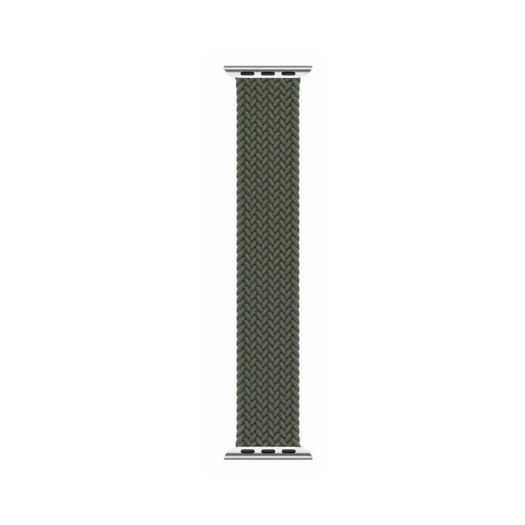 Solo Loop Bands Compatible With Apple Watch Band for 38MM 40MM 41MM M-Green