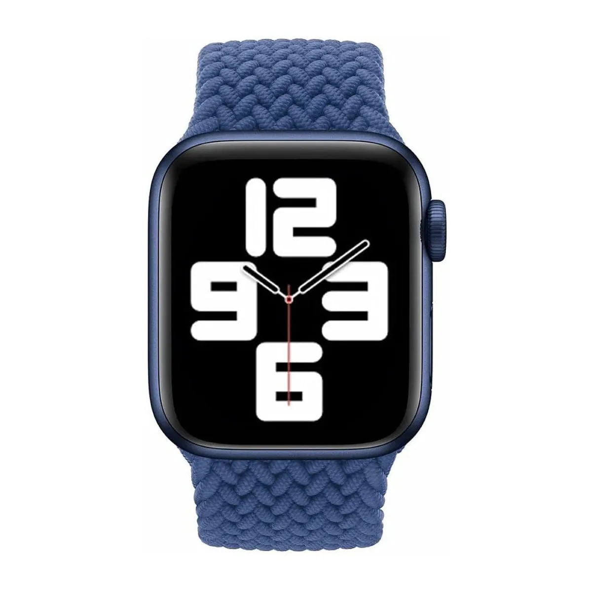 Solo Loop Bands Compatible With Apple Watch Band for 42MM 44MM 45MM L-Blue