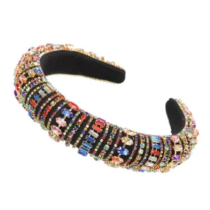 Sparkly padded colourful rhinestones headbands iciCosmetic™