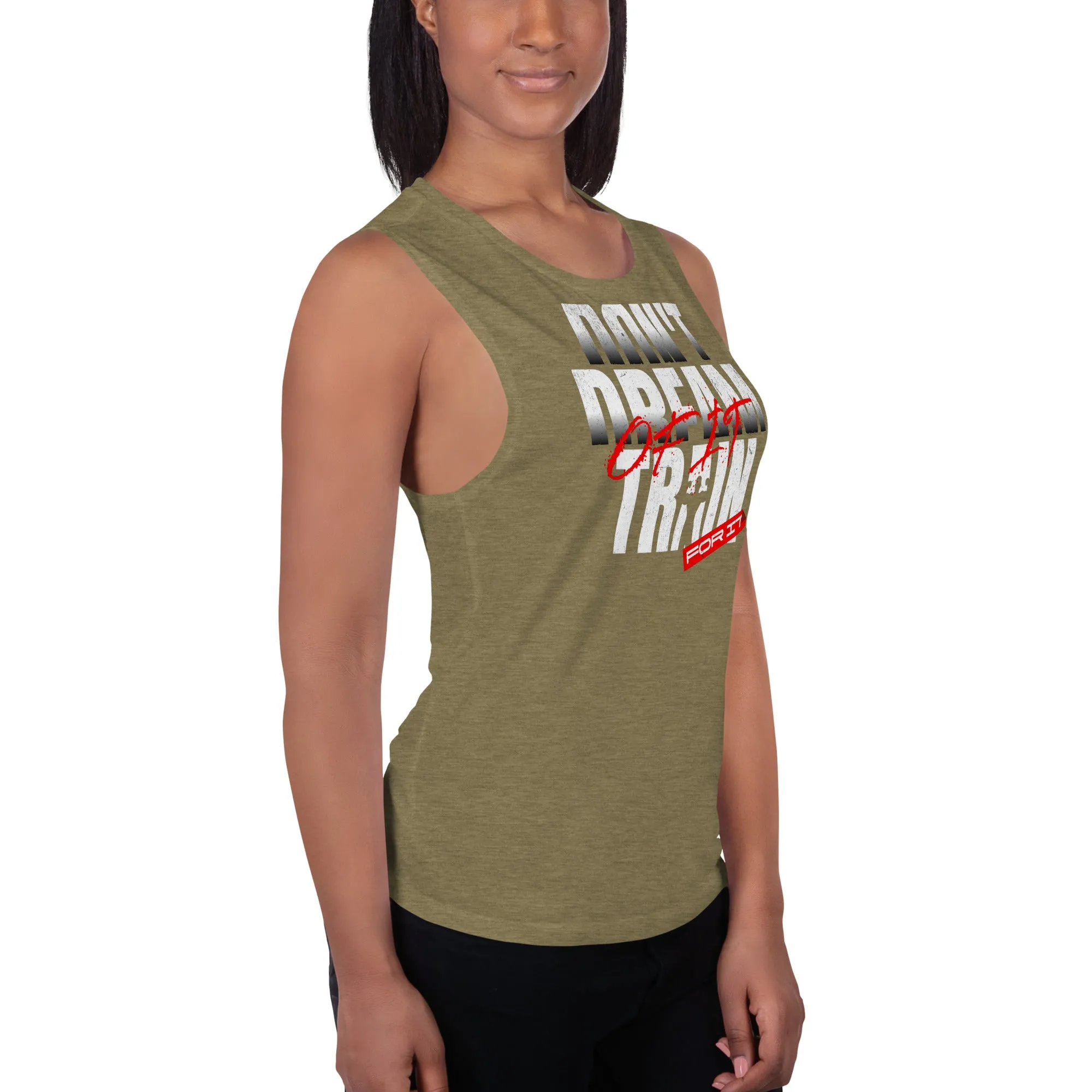 Train For It Ladies’ Muscle Tank