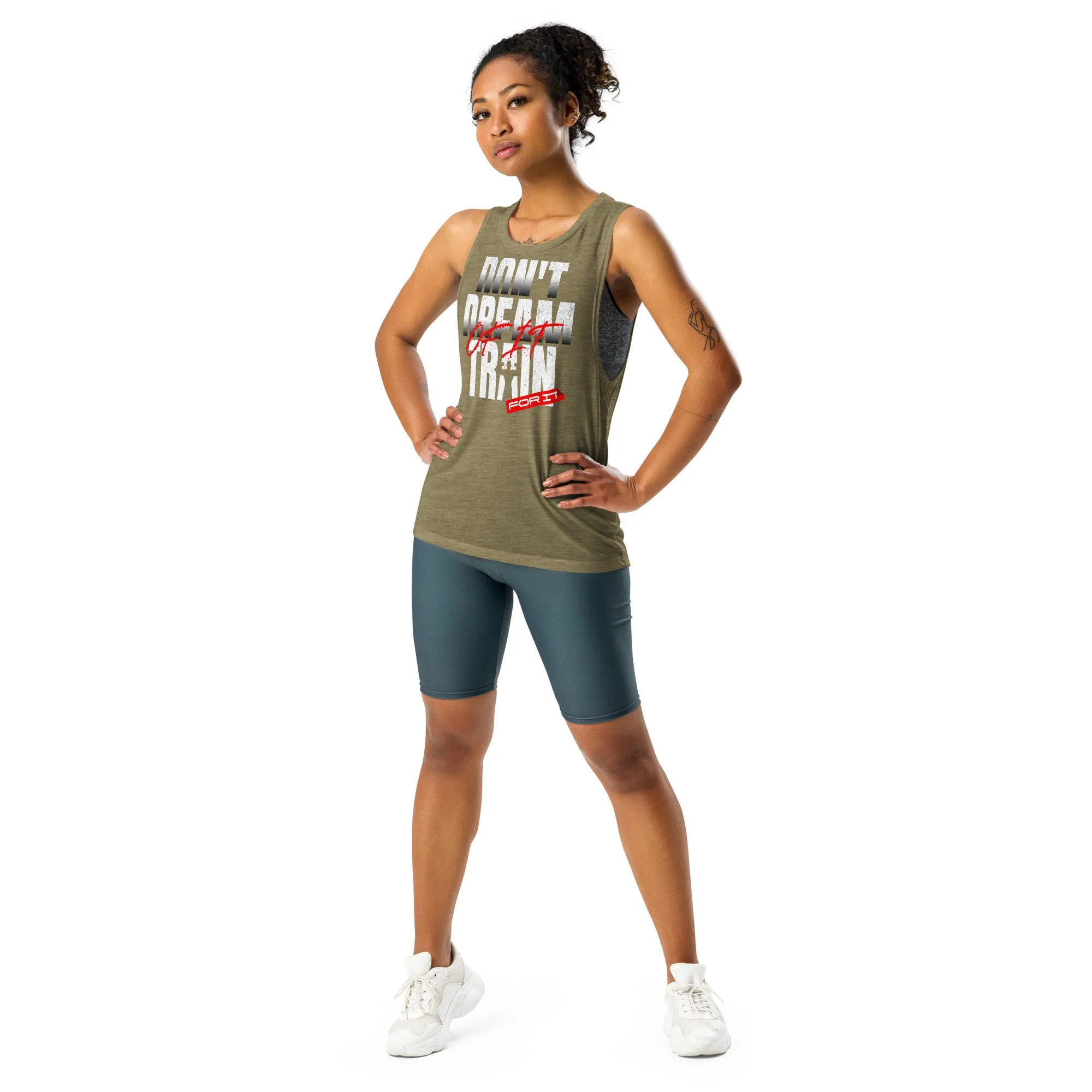 Train For It Ladies’ Muscle Tank