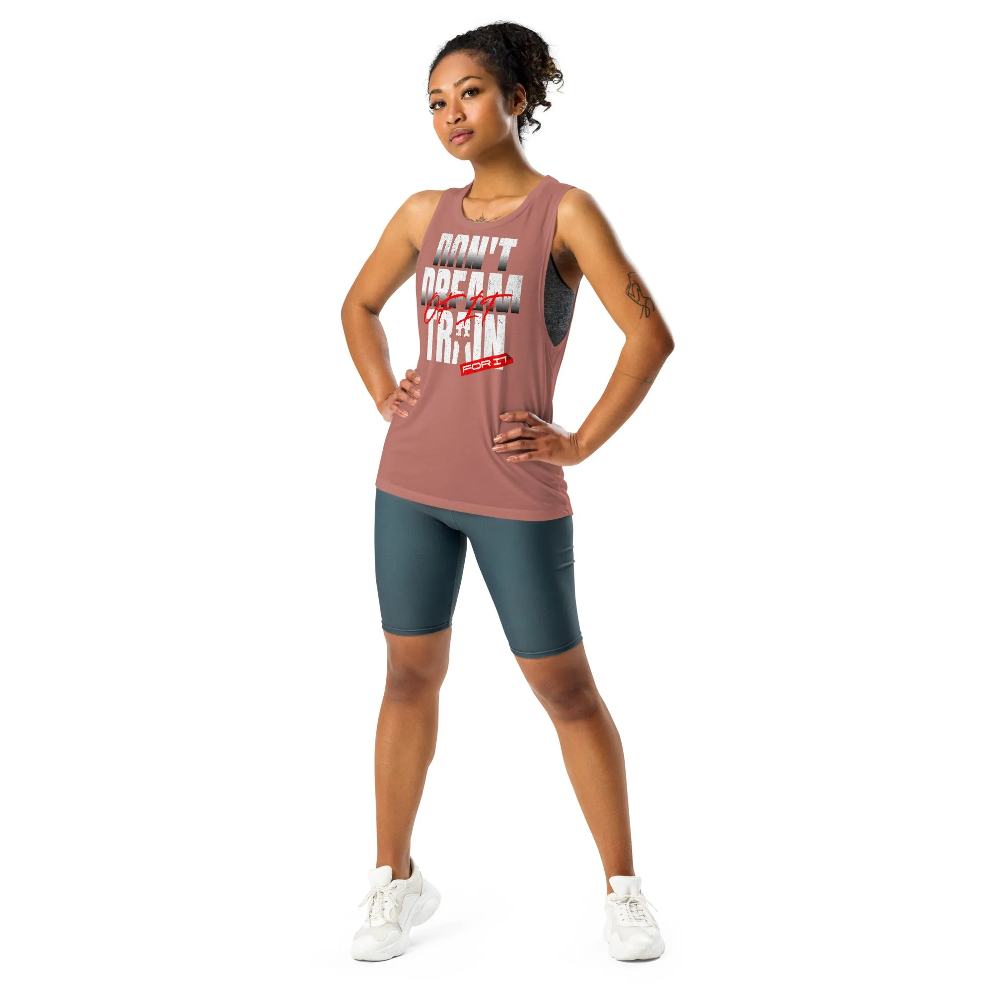 Train For It Ladies’ Muscle Tank