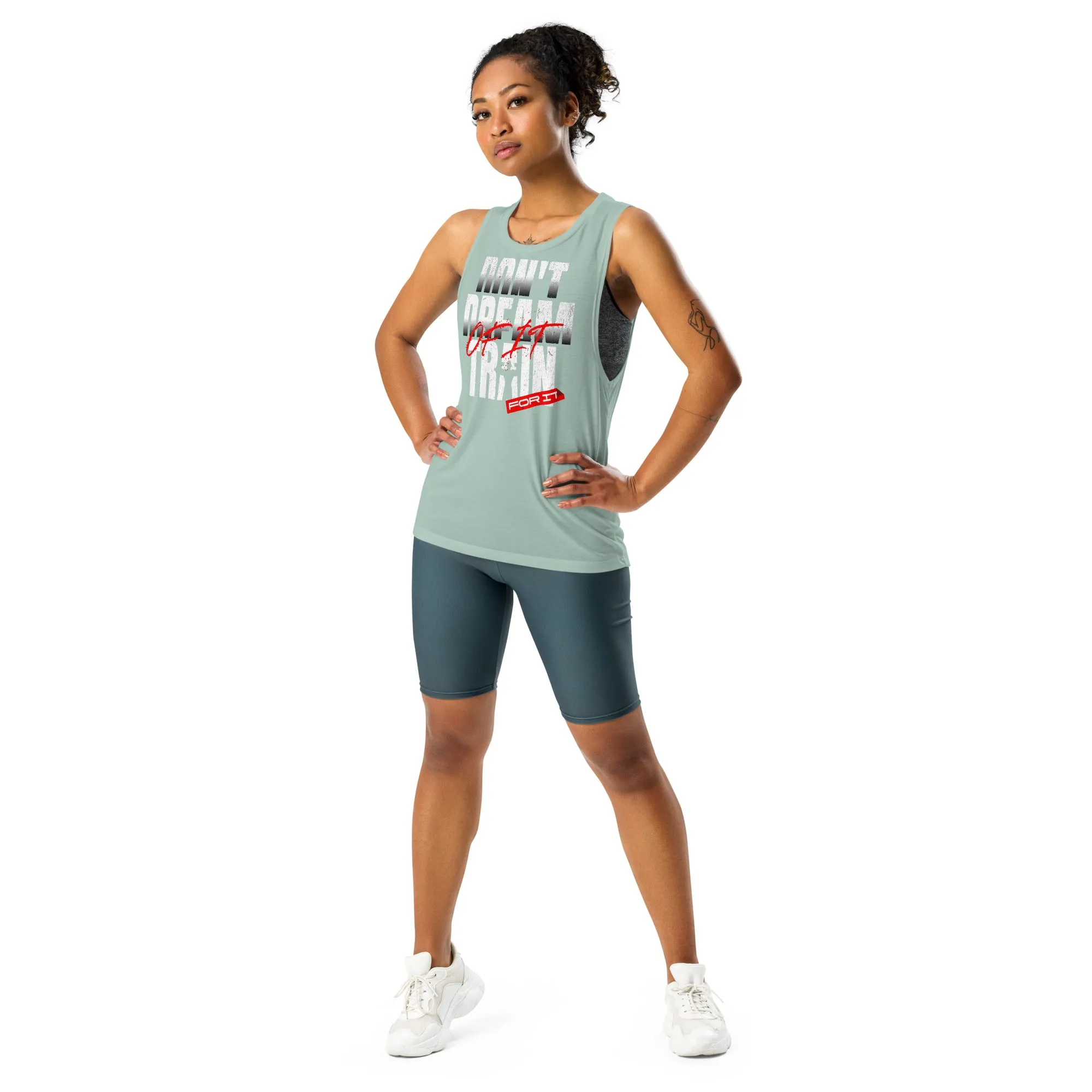 Train For It Ladies’ Muscle Tank