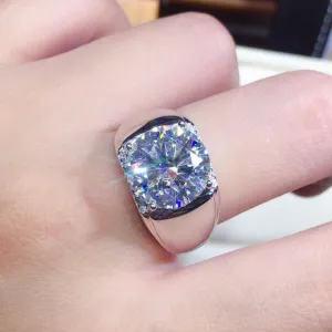 Wholesale Copper Imitation Mosang Diamond Rings