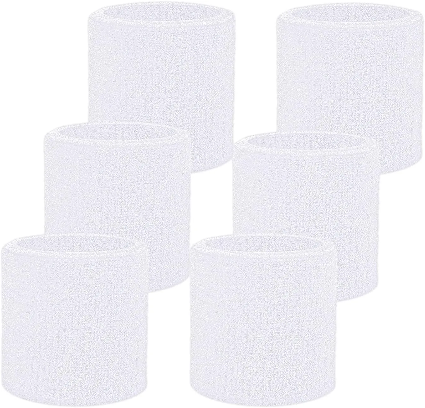 Wristbands Sweatbands for Men & Women, Breathable Tennis Wrist Bands Absorbent Sweat Band Multiuse Wristband for Basketball, Running, Gym, Working Out