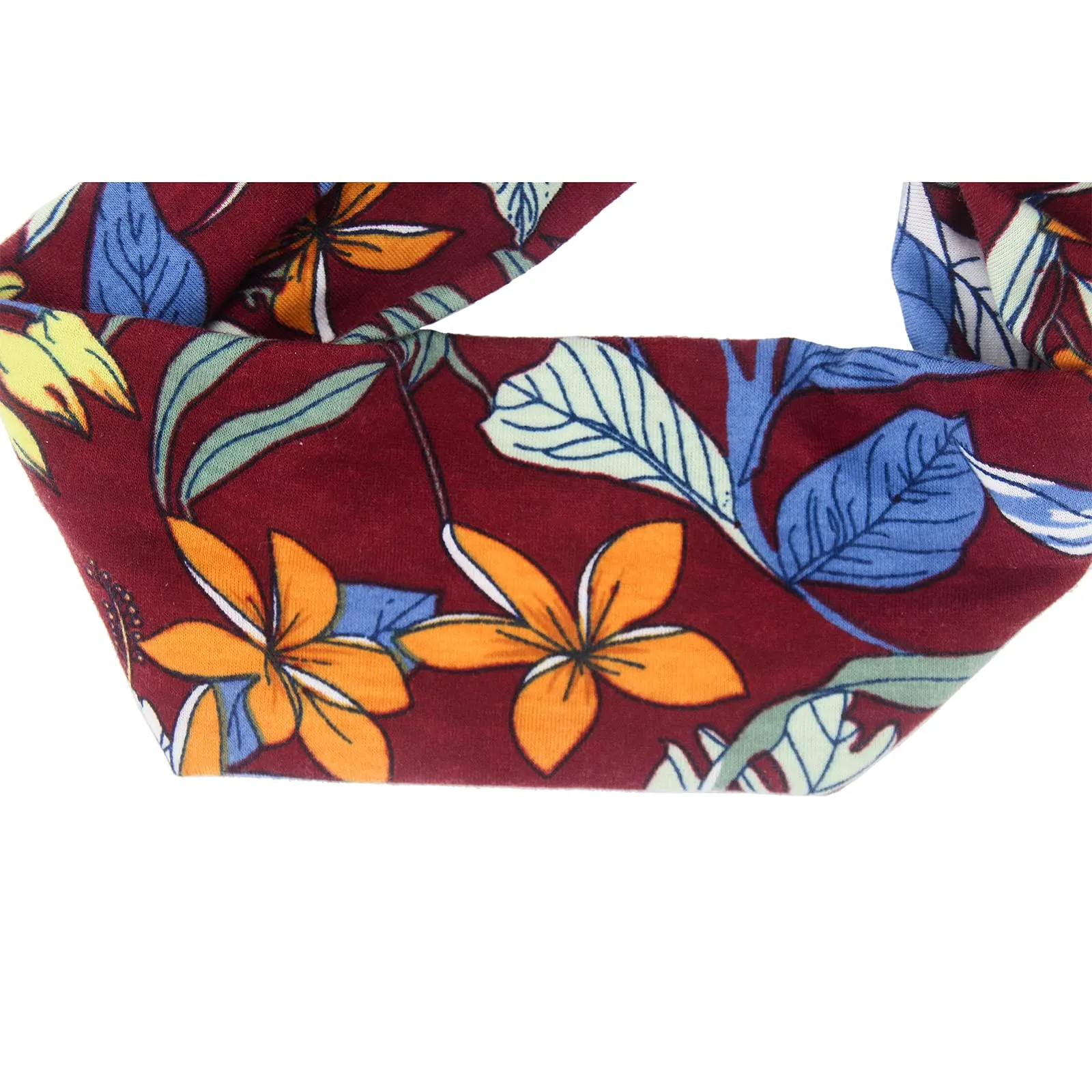 Yeshan Bow Headbands for Women Boho Wide Bandana Headbands Flower Printed Rabbit Ears Hair Bands Fashion and Sport Hair Accessories for Women and Girls,Pack of 6